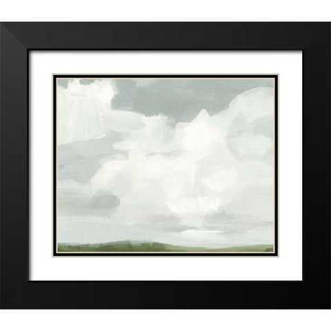 Gray Stone Sky I Black Modern Wood Framed Art Print with Double Matting by Barnes, Victoria