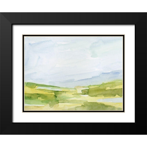 Watery Lowlands IV Black Modern Wood Framed Art Print with Double Matting by Barnes, Victoria