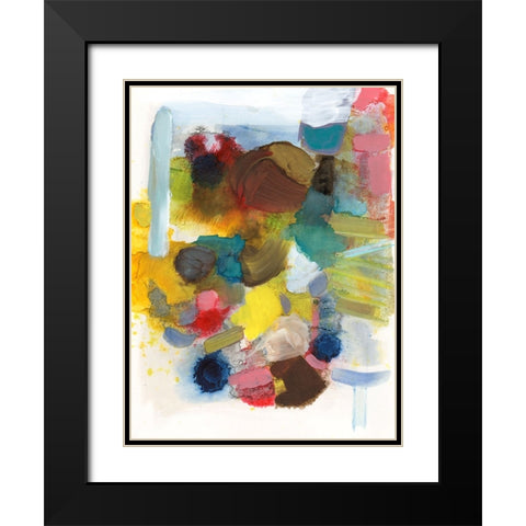 Everything at Once I Black Modern Wood Framed Art Print with Double Matting by Fuchs, Jodi