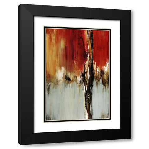 Duet II Black Modern Wood Framed Art Print with Double Matting by Edmunds, Sydney