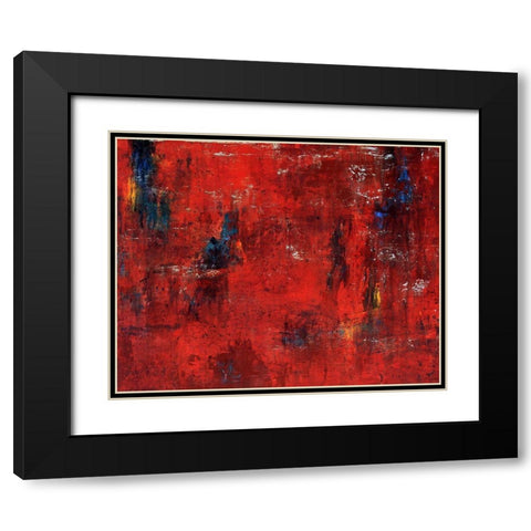 Kane Black Modern Wood Framed Art Print with Double Matting by Henry, Alexys