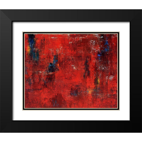 Kane Black Modern Wood Framed Art Print with Double Matting by Henry, Alexys