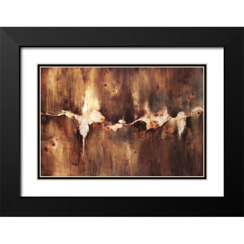 Cast Iron Black Modern Wood Framed Art Print with Double Matting by Edmunds, Sydney