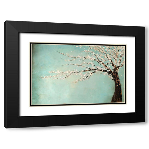 Windy Day Black Modern Wood Framed Art Print with Double Matting by Taylor, Kari