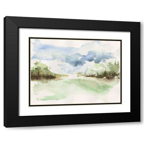 Brush Thickets II Black Modern Wood Framed Art Print with Double Matting by Moore, Regina