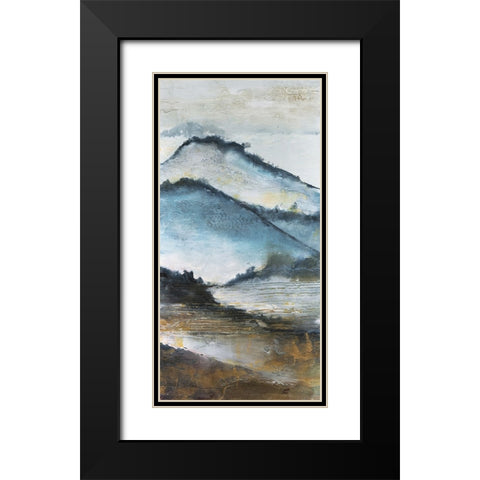 Ancient View II Black Modern Wood Framed Art Print with Double Matting by Bramma, Lila