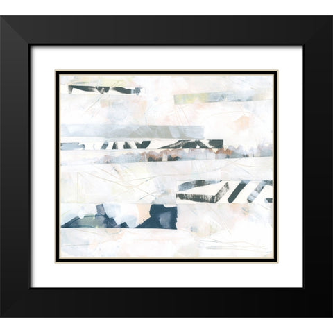 Pattern Camouflage I Black Modern Wood Framed Art Print with Double Matting by Vess, June Erica
