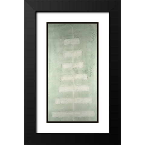 Veriegatas III Black Modern Wood Framed Art Print with Double Matting by Lam, Vanna