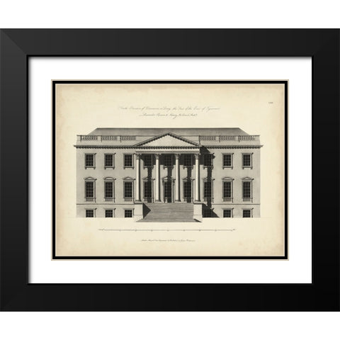 Richardson Architecture II Black Modern Wood Framed Art Print with Double Matting by Richardson, George