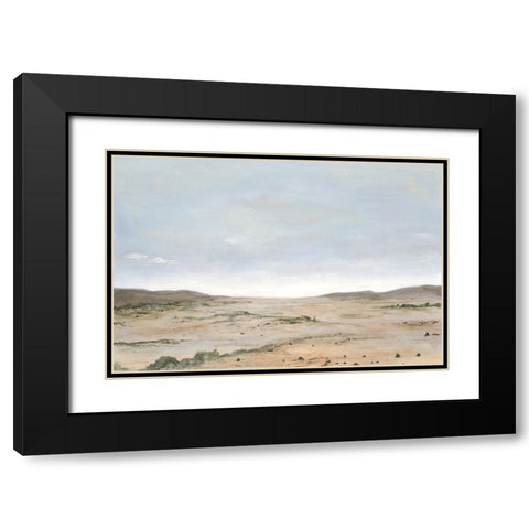 Arid Vista II Black Modern Wood Framed Art Print with Double Matting by Willett, Michael