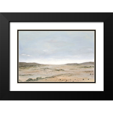Arid Vista II Black Modern Wood Framed Art Print with Double Matting by Willett, Michael