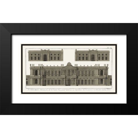 Buildings And Facades I Black Modern Wood Framed Art Print with Double Matting by Vision Studio