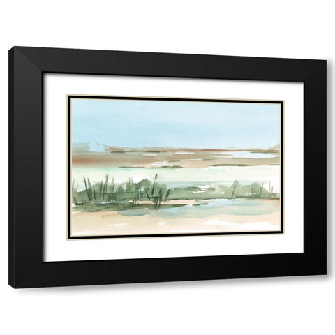 Peaceful Lowland I Black Modern Wood Framed Art Print with Double Matting by Harper, Ethan