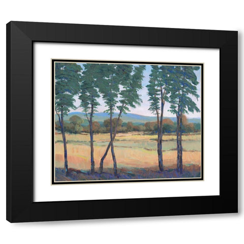 Still Morning I Black Modern Wood Framed Art Print with Double Matting by OToole, Tim