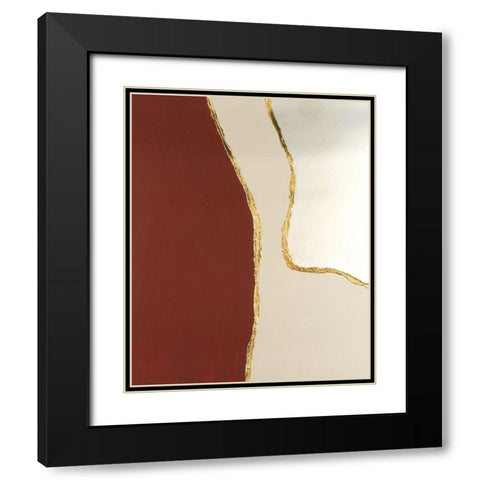 Allspice I Black Modern Wood Framed Art Print with Double Matting by Lam, Vanna