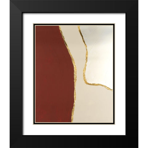Allspice I Black Modern Wood Framed Art Print with Double Matting by Lam, Vanna