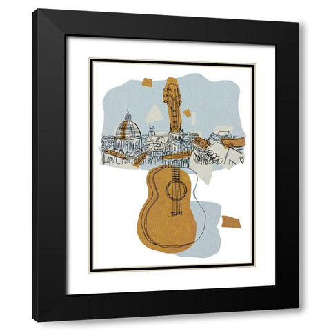 Rehearsal III Black Modern Wood Framed Art Print with Double Matting by Wang, Melissa