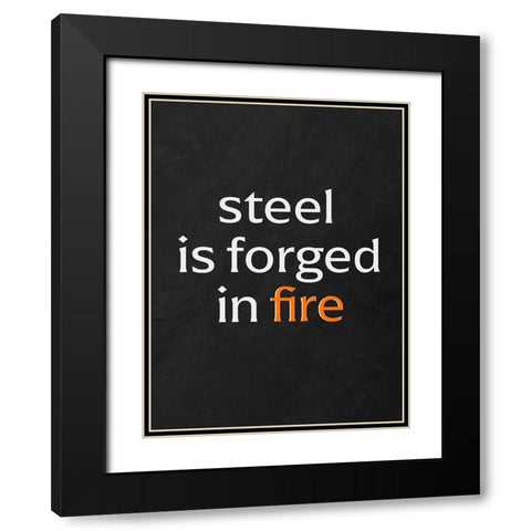 Bro-Inspo III Black Modern Wood Framed Art Print with Double Matting by Green, Jacob