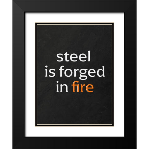 Bro-Inspo III Black Modern Wood Framed Art Print with Double Matting by Green, Jacob
