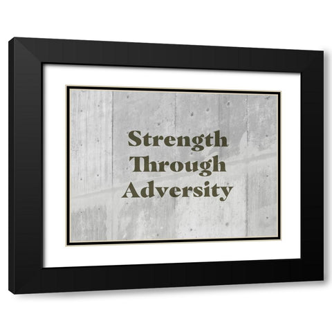 Bro-Inspo VII Black Modern Wood Framed Art Print with Double Matting by Green, Jacob