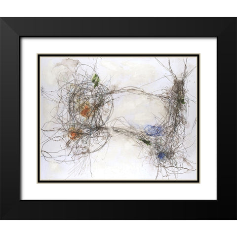 Earth Systems I Black Modern Wood Framed Art Print with Double Matting by Willett, Michael