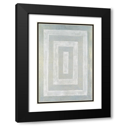 Inner Hall I Black Modern Wood Framed Art Print with Double Matting by Lam, Vanna