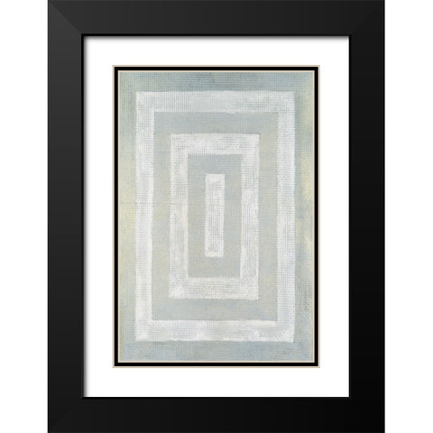 Inner Hall I Black Modern Wood Framed Art Print with Double Matting by Lam, Vanna