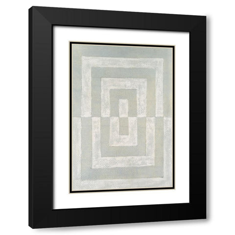 Inner Hall II Black Modern Wood Framed Art Print with Double Matting by Lam, Vanna