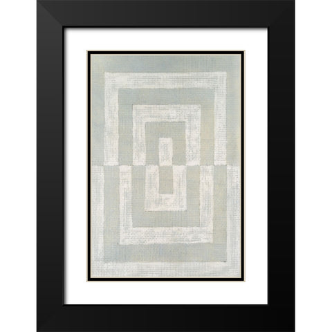 Inner Hall II Black Modern Wood Framed Art Print with Double Matting by Lam, Vanna