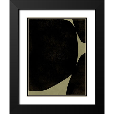 Heirloom Orbs I Black Modern Wood Framed Art Print with Double Matting by Green, Jacob