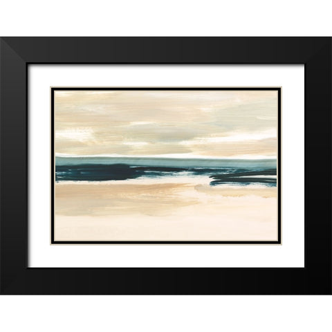 Sand And Sea I Black Modern Wood Framed Art Print with Double Matting by Harper, Ethan