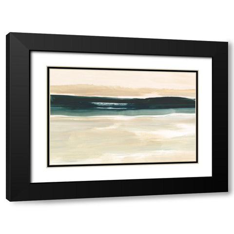 Sand And Sea II Black Modern Wood Framed Art Print with Double Matting by Harper, Ethan