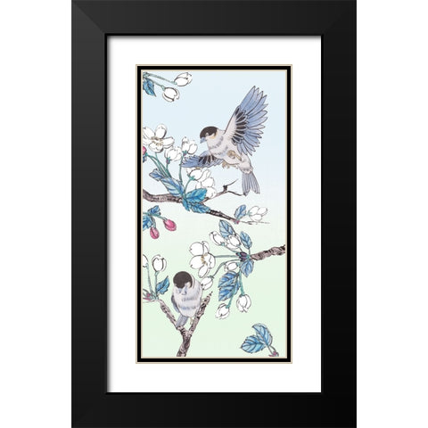 Whispers of Spring VI Black Modern Wood Framed Art Print with Double Matting by Wang, Melissa