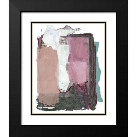 Brights Soft Wash II Black Modern Wood Framed Art Print with Double Matting by Cartissi