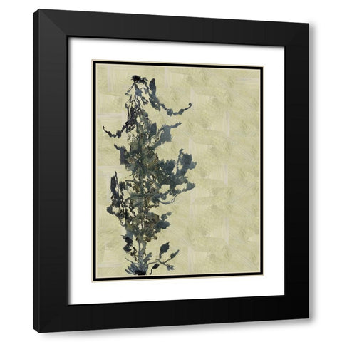 Chinoiserie 2 Tan II Black Modern Wood Framed Art Print with Double Matting by Cartissi