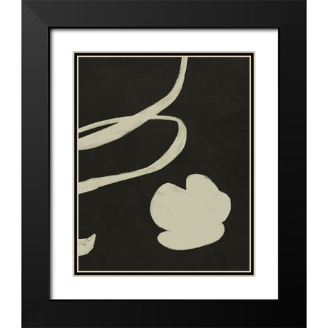 Neutral Spring I Black Modern Wood Framed Art Print with Double Matting by Green, Jacob