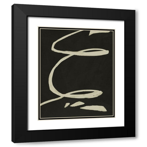 Neutral Spring III Black Modern Wood Framed Art Print with Double Matting by Green, Jacob