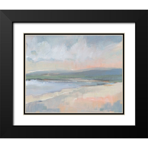 Coastal Study I Black Modern Wood Framed Art Print with Double Matting by OToole, Tim