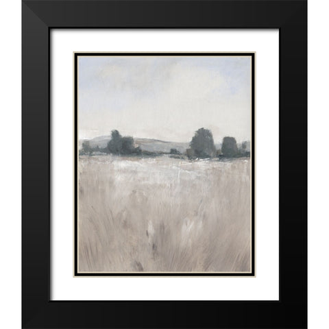 Place And Time I Black Modern Wood Framed Art Print with Double Matting by OToole, Tim