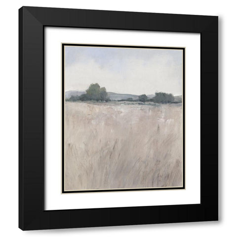 Place And Time II Black Modern Wood Framed Art Print with Double Matting by OToole, Tim