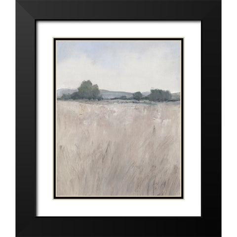 Place And Time II Black Modern Wood Framed Art Print with Double Matting by OToole, Tim