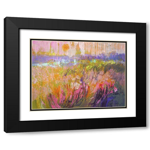 Among the Green Pastures VI Black Modern Wood Framed Art Print with Double Matting by Fagan, Dorothy