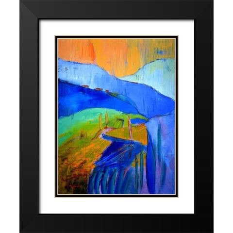 Fertile Dreams I Black Modern Wood Framed Art Print with Double Matting by Fagan, Dorothy