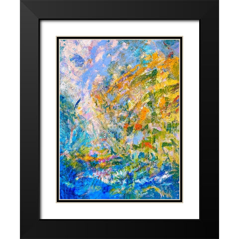 Fledgling II Black Modern Wood Framed Art Print with Double Matting by Fagan, Dorothy