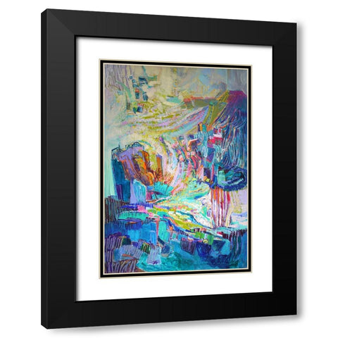 Gathering up the Goddess I Black Modern Wood Framed Art Print with Double Matting by Fagan, Dorothy