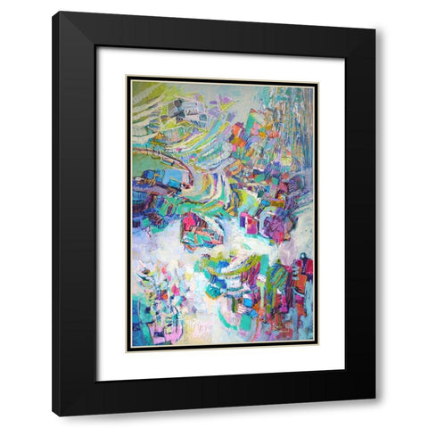 Gathering up the Goddess II Black Modern Wood Framed Art Print with Double Matting by Fagan, Dorothy
