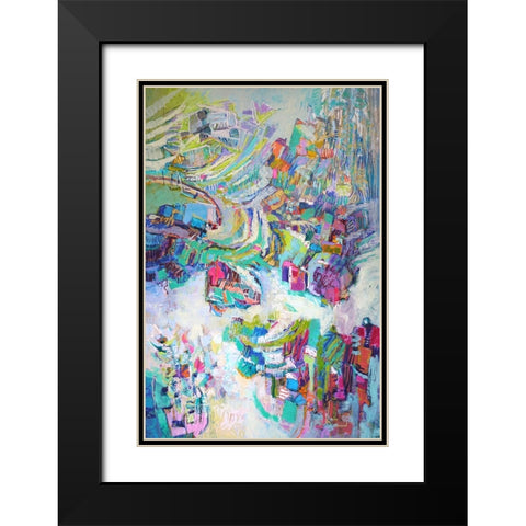 Gathering up the Goddess II Black Modern Wood Framed Art Print with Double Matting by Fagan, Dorothy