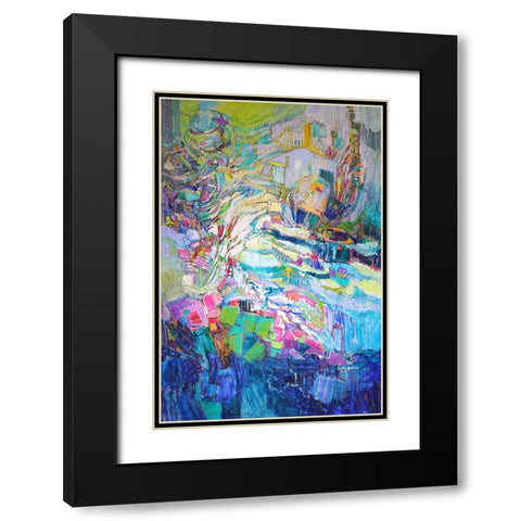 Gathering up the Goddess III Black Modern Wood Framed Art Print with Double Matting by Fagan, Dorothy
