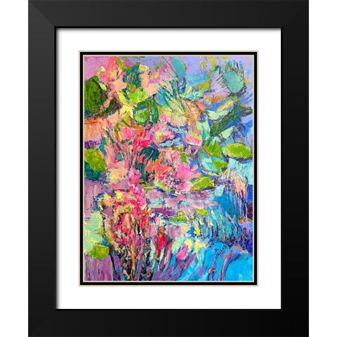 Hot Pink Goddess I Black Modern Wood Framed Art Print with Double Matting by Fagan, Dorothy
