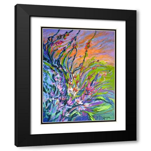 Unfettered Desires I Black Modern Wood Framed Art Print with Double Matting by Fagan, Dorothy